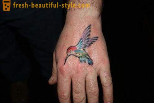 Tatuagem Hummingbird - um símbolo de vitalidade e energia