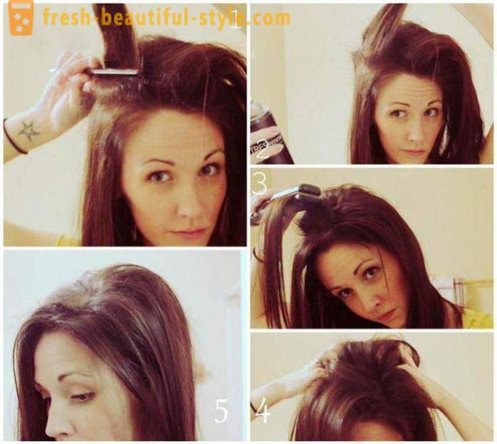 Penteados com cabelos longos desgrenhado: instruções passo a passo com fotos