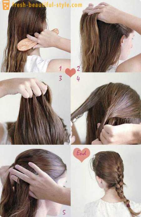 Penteados bonitos e simples para cabelos médios