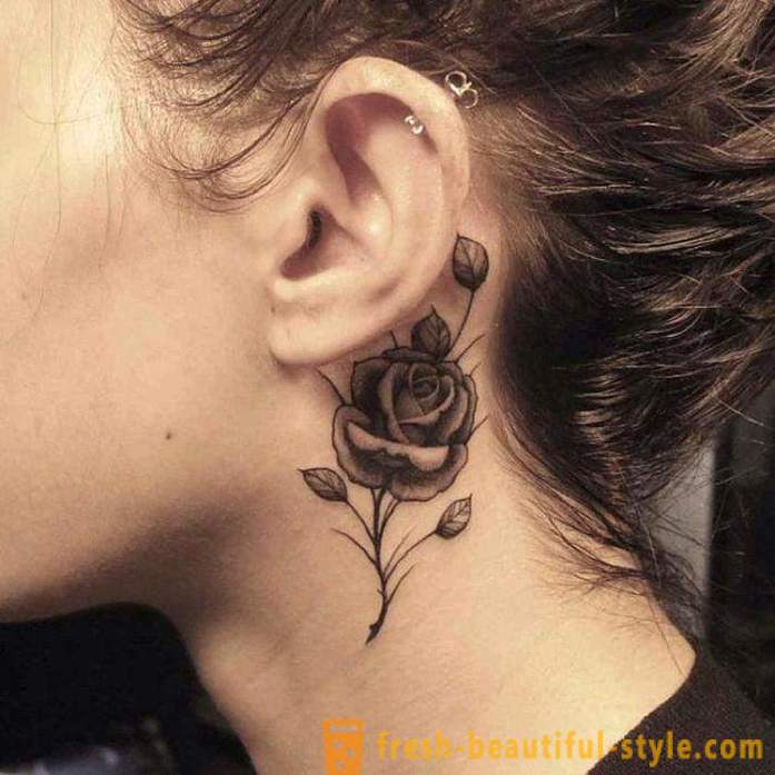 Tatuagem fêmea bonito - que cortar e onde há uma imagem