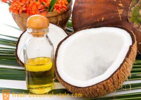 Óleo de coco: comentários, aplicação. óleo de cabelo de coco