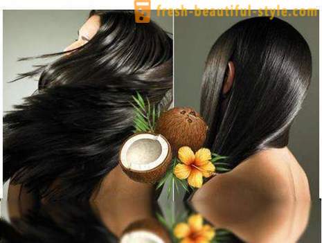 Óleo de coco: comentários, aplicação. óleo de cabelo de coco