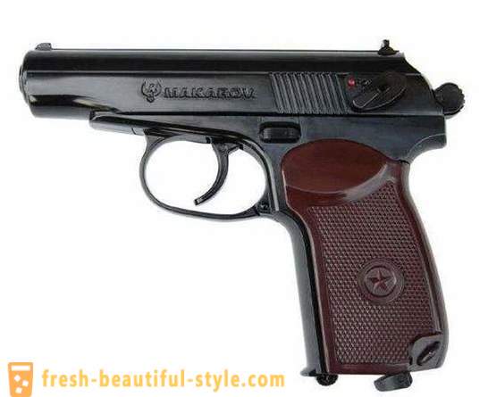 Makarov pistola pneumática: Especificações