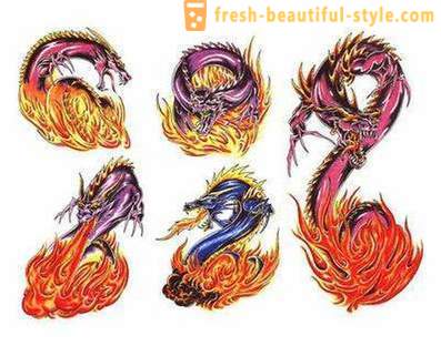 Dragon: O valor da tatuagem desenhos e esboços. Como escolher uma tatuagem de dragão?