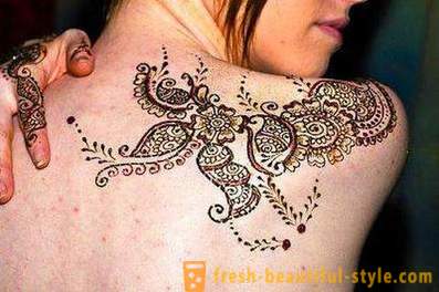 Henna ou mehndi arte
