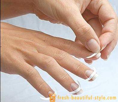 Como fazer uma manicure francesa em casa? Francês cor manicure: foto