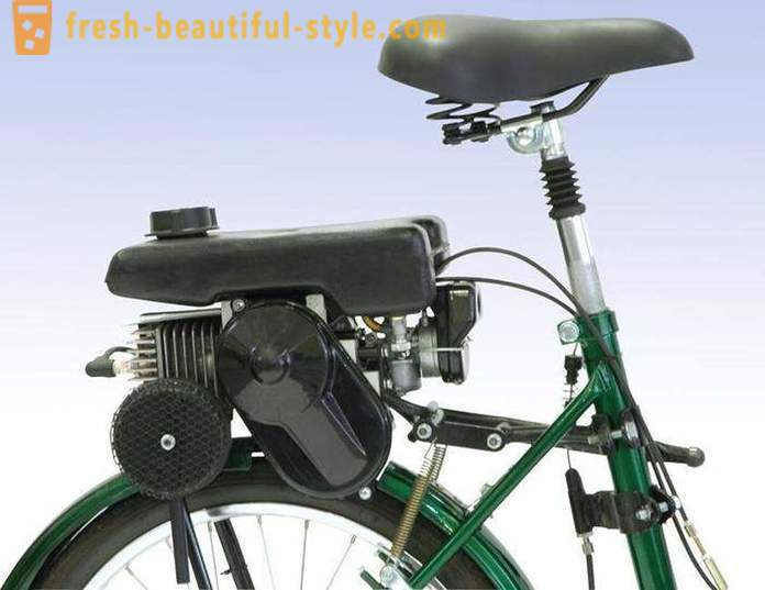 Bicicleta moderno motor