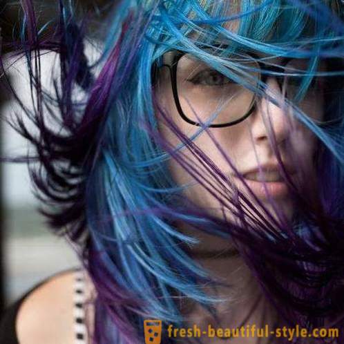 Cor do cabelo azul: como conseguir realmente um belo cor?