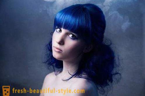 Cor do cabelo azul: como conseguir realmente um belo cor?